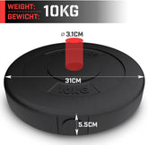 Halterschijven - Halter gewichten - 30 mm - 2x10 kg - Physionics®